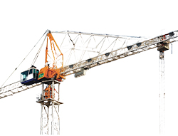 Luffing tower crane